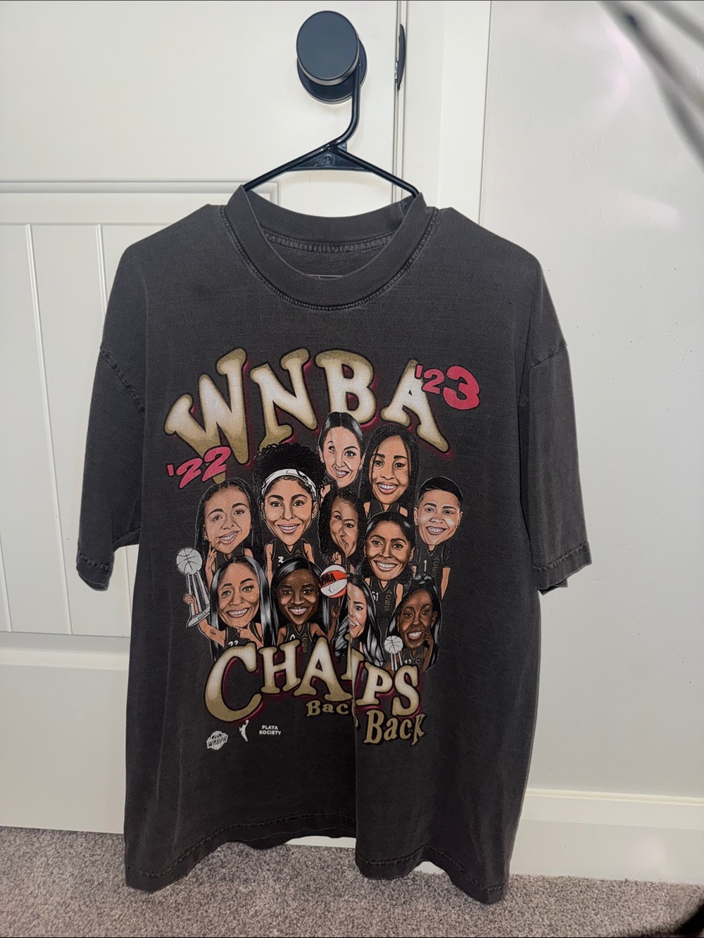 Playa Society WNBA Las Vegas Aces 2023 Champs Graphic Tee - Black